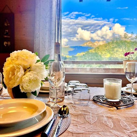 Charming Family Chalet For 8 People, With Private Hot Tub Les Clefs 외부 사진